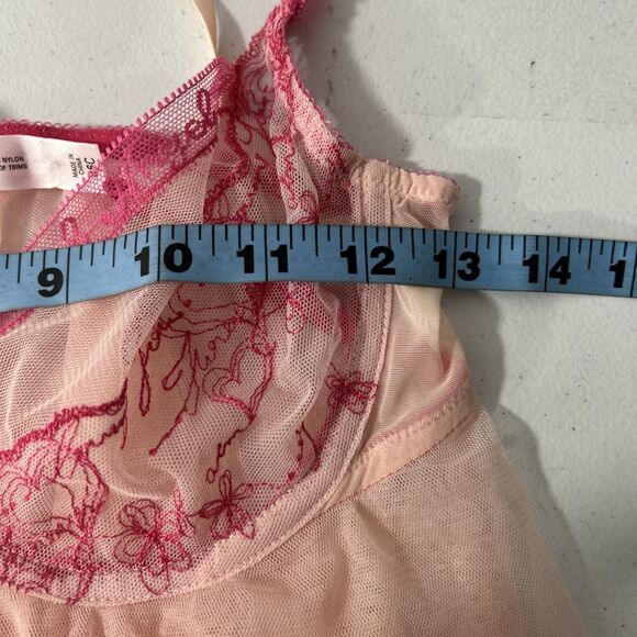 Victorias Secret Cami Tank Top Womens‎ 36C Pink Tiered Babydoll - Picture 5 of 7